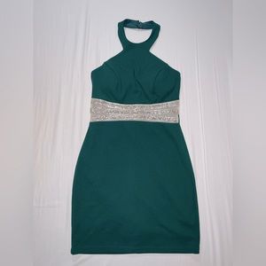Windsor, Hunter Green, Women’s Halter Neck dress, Size 7